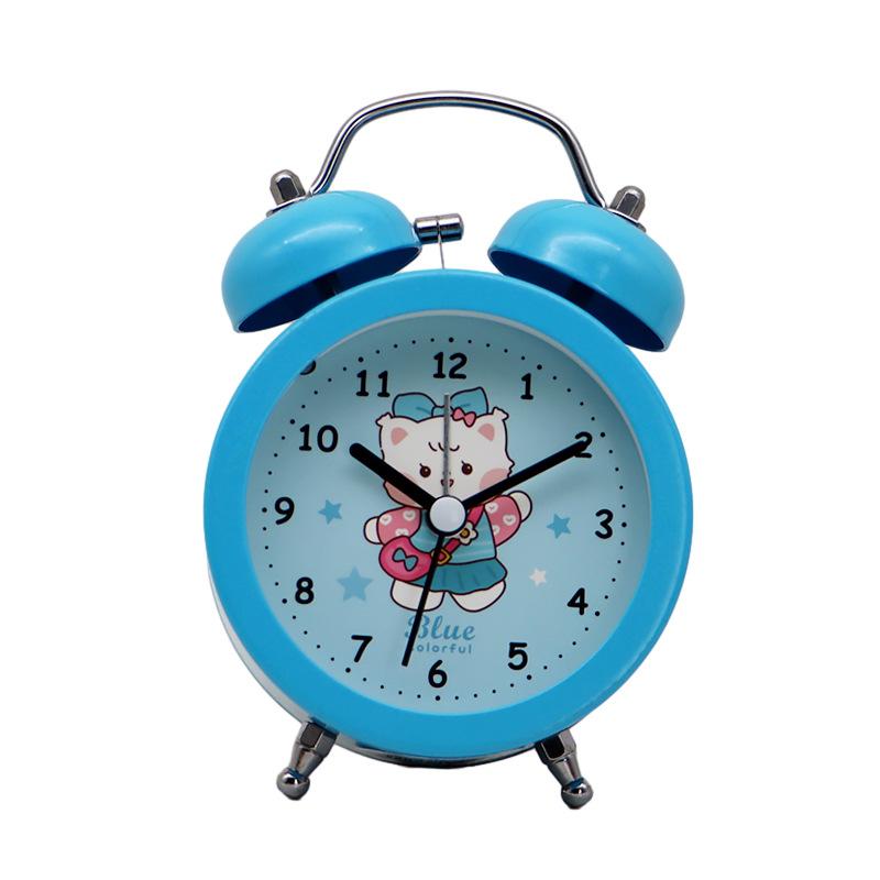 Coniglietto Carino Cartone Animato Sveglia per Bambini e Ragazze Dormitorio Studentesco Artefatto per il Risveglio Sveglia Semplice Piccola Volume Alto Risveglio