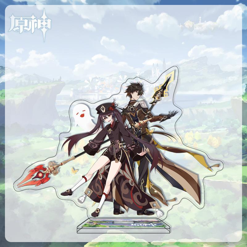 

Великий акриловий дисплей заввишки 16 см із персонажами Мондштадта, Ліюе та Інадзуми в Genshin Impact 16cm