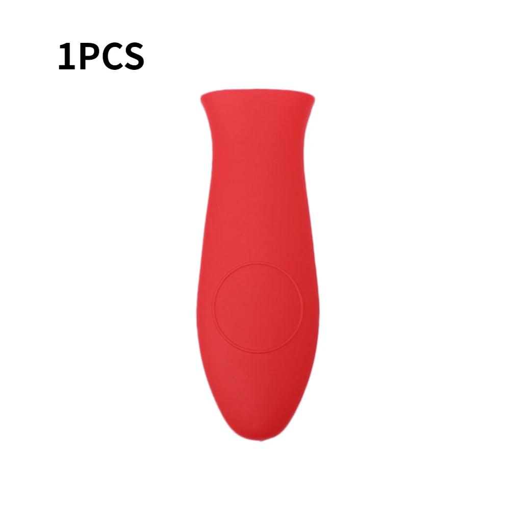 Insulated Pot Handle Holder Silicone Pot Handle Cover Antislip Heat Resistant Potholder Anti-scald Kitchen Cookware Gadgets