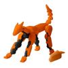 Dog Action Figure Multi-jointed Movable Adjustable Elbows 3D Printed Hound Action Figure Poseable Articulated Robot Dog Model