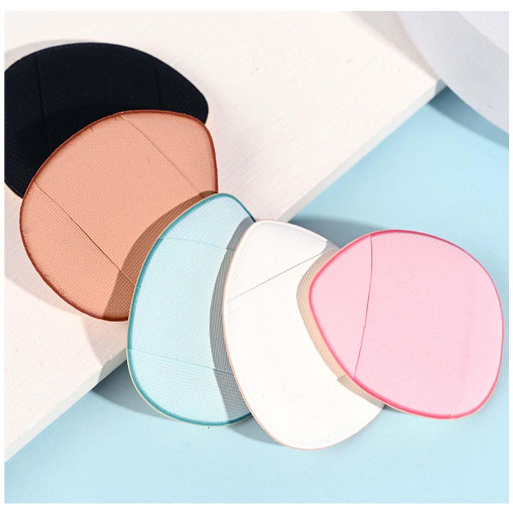 HUIKKJP Cushion Foundation Fingerspitze 5er Set Mini Mini Finger Make-up Schwamm Schwamm, Tropfenförmig, Schwamm, Farben, 10, Schwämmchen, Schwämmchen, Weich, Nass/Trocken