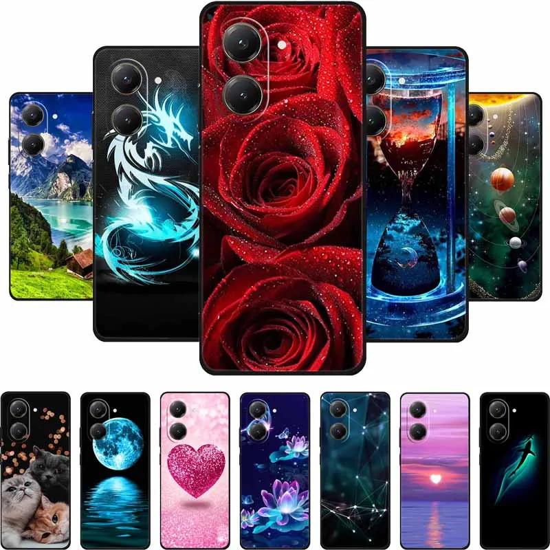 Phone Case For Xiaomi Poco C71 Case C 71 Coque Black Silicone Soft Back Cover For Redmi A5 4G Poco M7 4G Plus Case RedmiA5 A 5