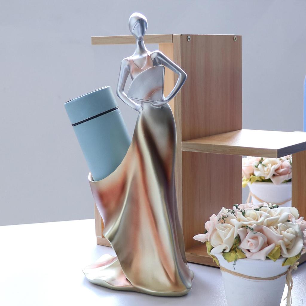 Rack Statue Ornaments Wine Bottle Holder Resin Sculpture Stand Accessories home and bar Decor