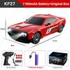 GTR Model AE86 RC Drift CAR With LED Light 4WD 2.4G Radio Remote Control Cars Professional Racing Toys for Children Gifts