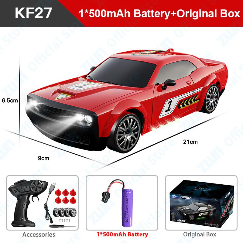 GTR Model AE86 RC Drift CAR With LED Light 4WD 2.4G Radio Remote Control Cars Professional Racing Toys for Children Gifts