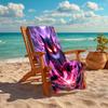1Pc Gengar Moonlit Storm Beach Towel, Quick Dry, Multi-Use for Beach Pool Gym Yoga Home Travel, Christmas, Halloween, Xmas Gift M928806