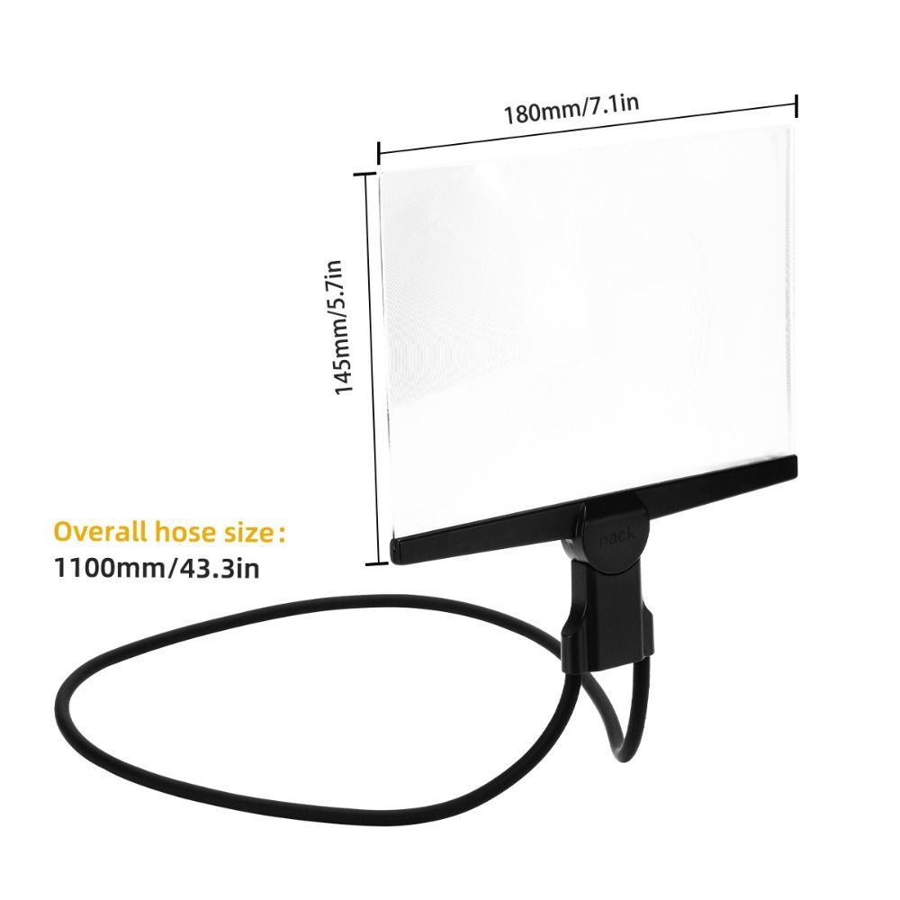 3X HD Fresnel Lens Magnifier Neck Hanging Reading Magnifier Durable Magnifying Glass Reading