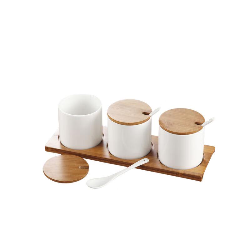 Qianxing Ceramic Seasoning Jar Set