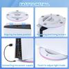 Vertical Stand for PS5 Slim Console Disc and Digital with 14 Light Mode, RGB Base Stand for PS5 Slim Console