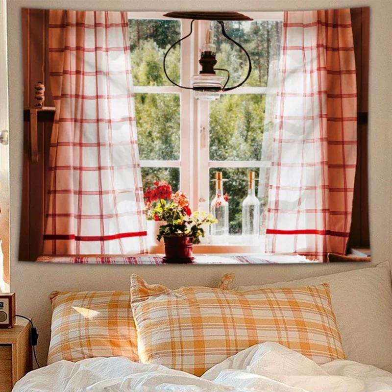 Aesthetic Background Pattern Tapestry Wall Hanging Decor    Home  Art  Room