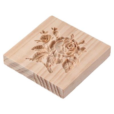 Holzform Keksstempel Holz Keksstempel Einfach zu reinigen Rose Keksform Party