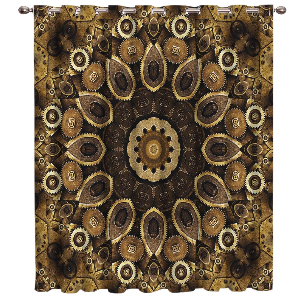 Nordic Ethnic Geometic Window Curtains Curtains for Living Room Decorative Items Living Room