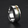 1Pc Fashionable, Fashionable, High-end, Elegant, Narrow Multi-purpose Titanium Steel Ring