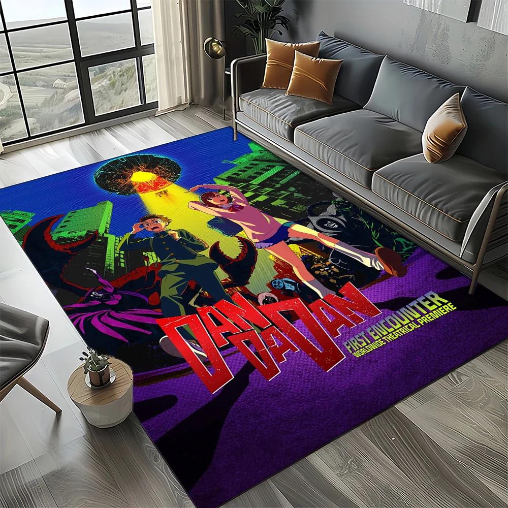 2025 New Style DAN DA DAN Anime Cartoon Carpet Rug for Living Room Bedroom Home Sofa Decoration,Kid Play Non-slip Floor Mat Gift