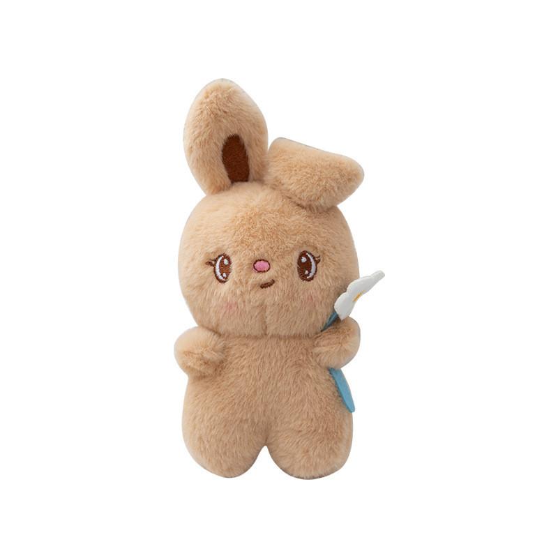 Rabbit Keychain Plush Backpack With Soft Stuffed Animal For Decoration Kids
