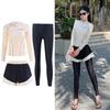 Women's Two-Piece Long Sleeve Swimsuit - Sun Protection Quick Dry Snorkeling Jellyfish Suit for Surfing & Diving