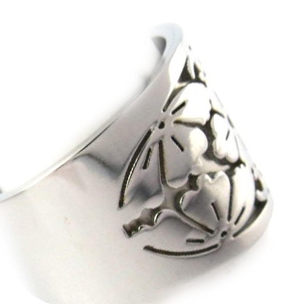 Steel Ring 'Carmen' Silver - 16 Mm