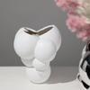 Resin Handicrafts Abstract Bubble Flowerpot Flower Vase Flower Arrangement Accessories Geometric Sphere Home Decoration