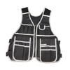 Electrician Tool Vest Adjustable Waist Premium Waterproof Work Vest Storage Bag Holder with Tool Pockets for Carpentry Home DIY