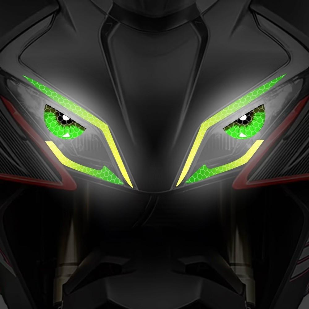 3D Design Motorcycle Eye Line Stickers Guard Sticker Headlight Protection Decals Motorcycle