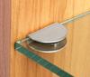 Stainless Steel Semicircular Square Glass Clamp Shelf Bracket