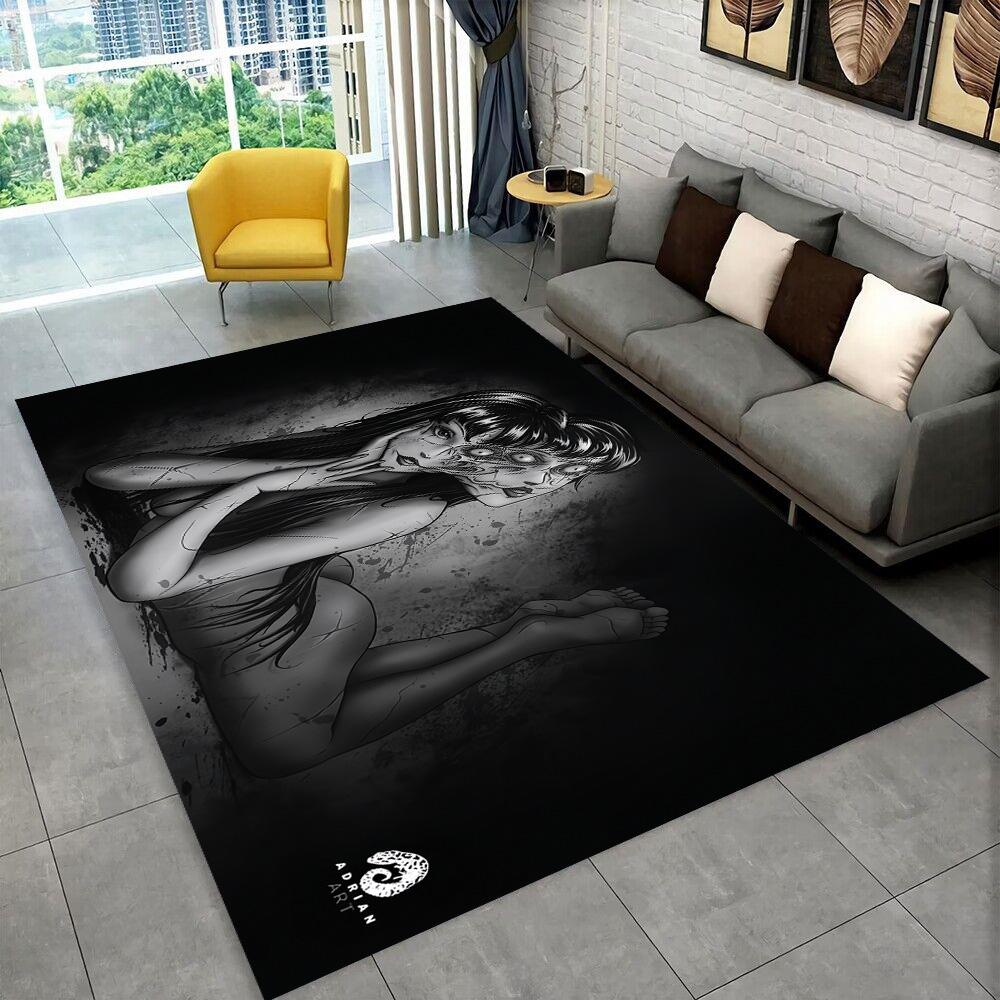 Horror Ito Tomie Kawakami Duch Kreskówkowy Dywanik Dywan do Salonu Sypialni Wystrój Domu, Dekoracja na Sofę Wycieraczka