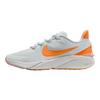 Nike Star Runner 4 Soft Comfortable Elastic Casual Durable Running Shoes Kids Sneakers Platinum Echo-Pink Summit-White DX7615-008