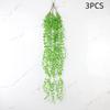 Wall Rowleyanus Senecio Hanging Basket Decoration Plastic Flower Vine