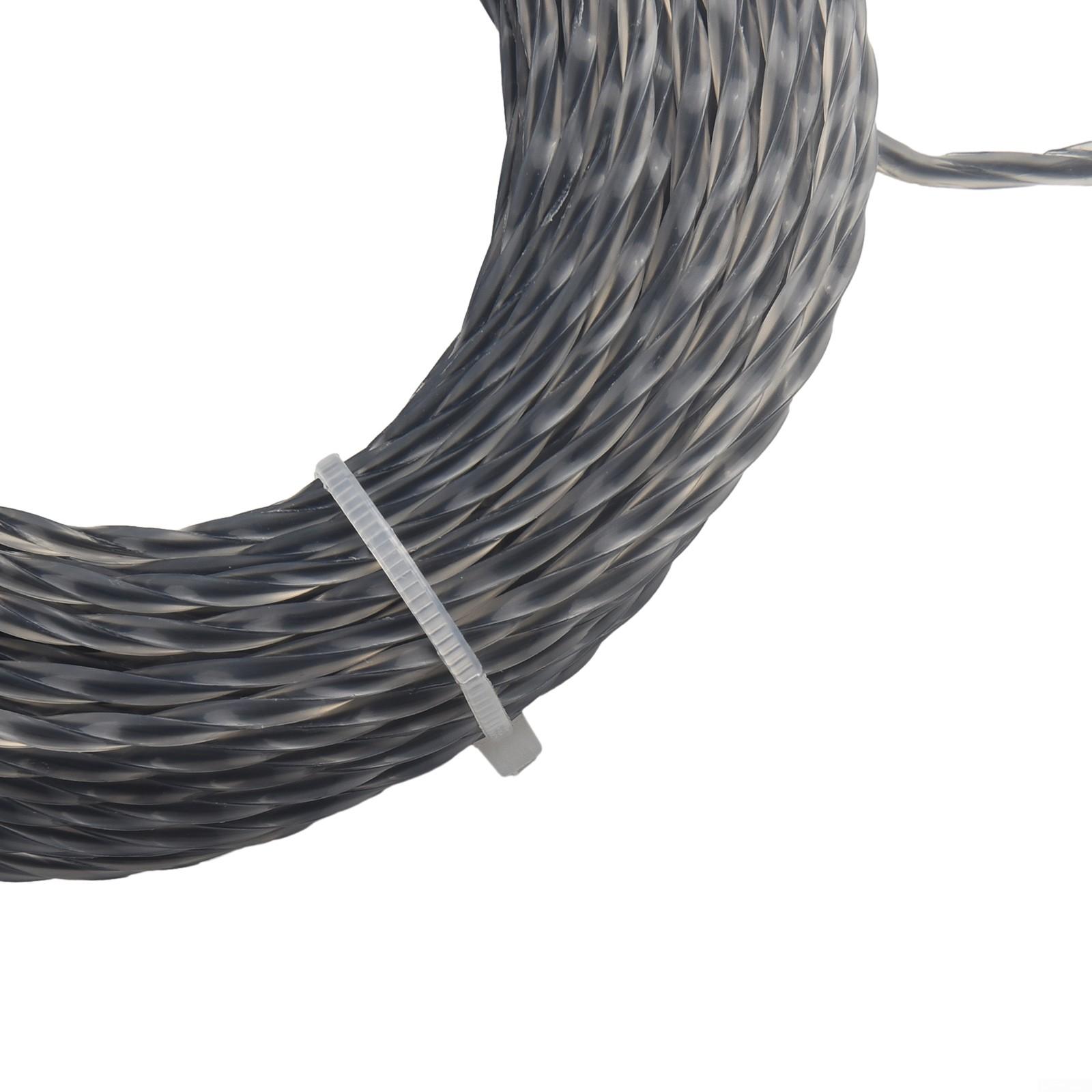 

Детали инструмента для триммерных лесок Катушка с усиленной сердечником для травяной лески 15mx2.4mmx 2pcs