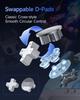 Switch 2 Compatible with Switch Magnetically EasySMX S10 Switch HD Sleep Pro TMR Joystick Game Controller with Back RGB Bluetooth Wireless NFC