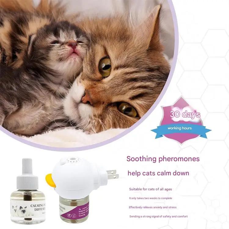 Pet cat anti stress electric heating liquid, cat soothing and soothing pheromone electric heating liquid, cat toilet training