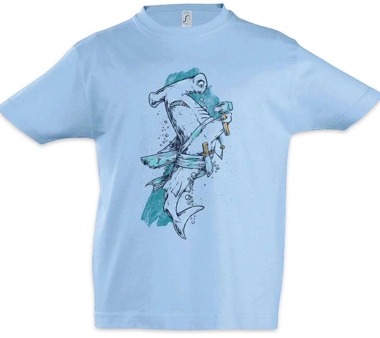 Hammerhead Pirate Handyman Kids Boys kids boys T-Shirt Hammerhead Shark Pirate Shark Captain 100