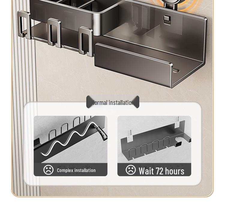 Wandmontierte Taschentuchbox und elektrischer Zahnbürstenhalter