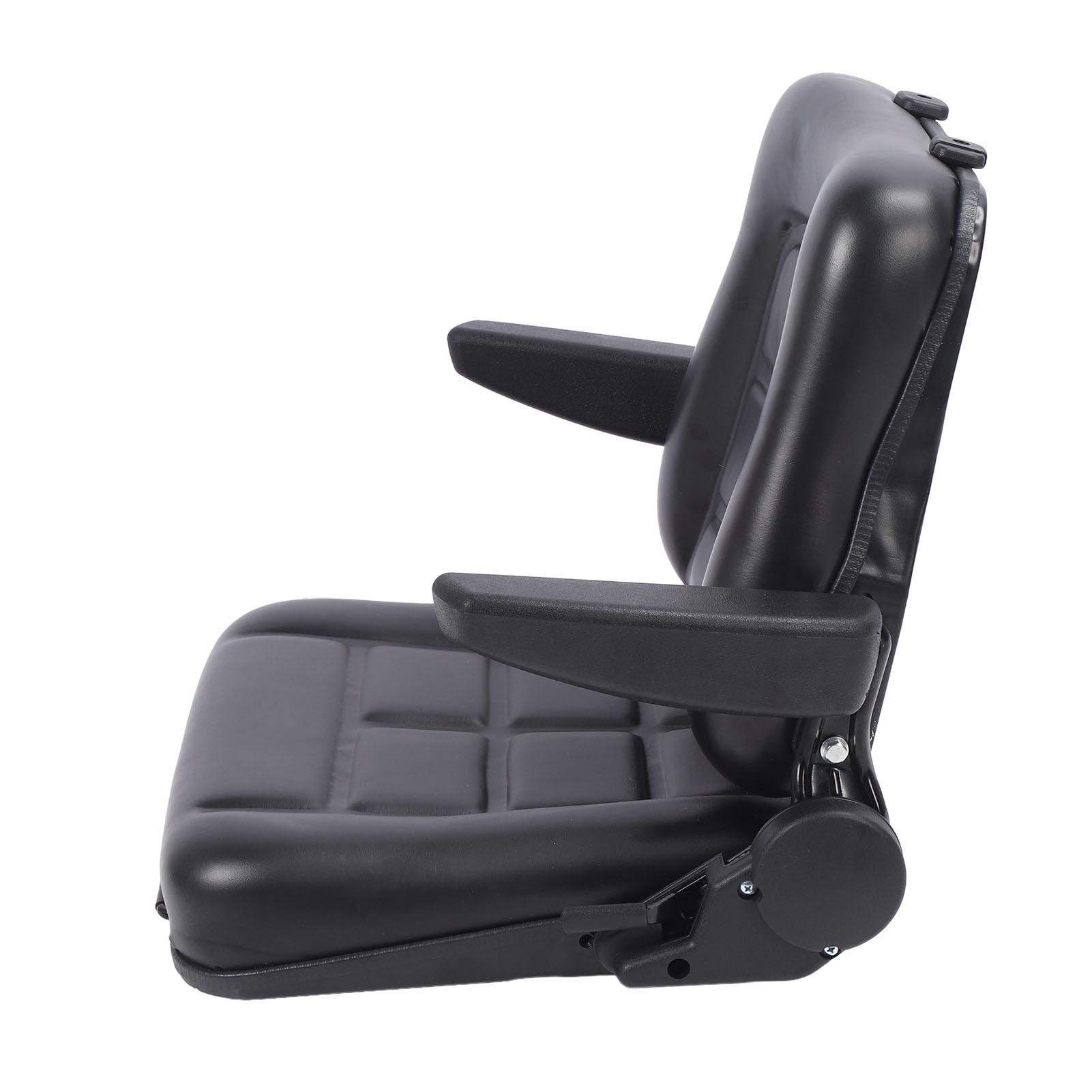 Vorkheftruckstoel met Rails Ergonomisch Verbeterd Comfort Vorkheftruckstoel voor Dumper Maaier Skid Loader Telehandler Graafmachine Bulldozer