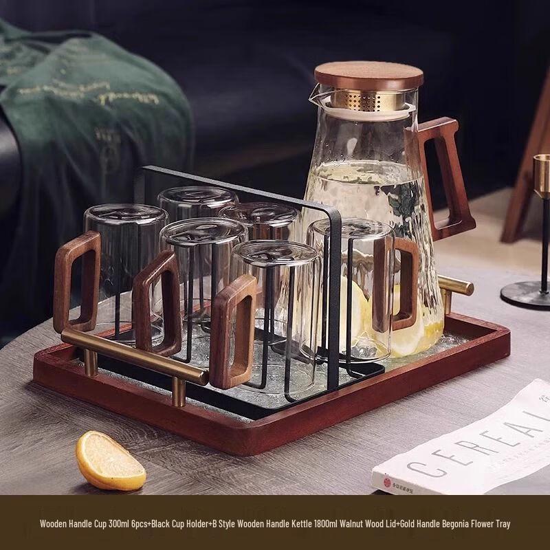 Heat-Resistant Transparent Glass Drinking Cup