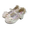 2025 Summer New Japanese Temperament Jk Round Head Bow Mary Jane Shoes Comfortable and Versatile Small Leather Shoes Women