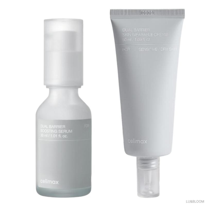 

Celimax Dual Barrier Serum 30ml & Cream 50ml Set (+Free gift)