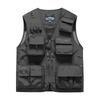 Vest tooling multi-pocket men's thin team outdoor vest breathable sports vest vest can be printed LOGO