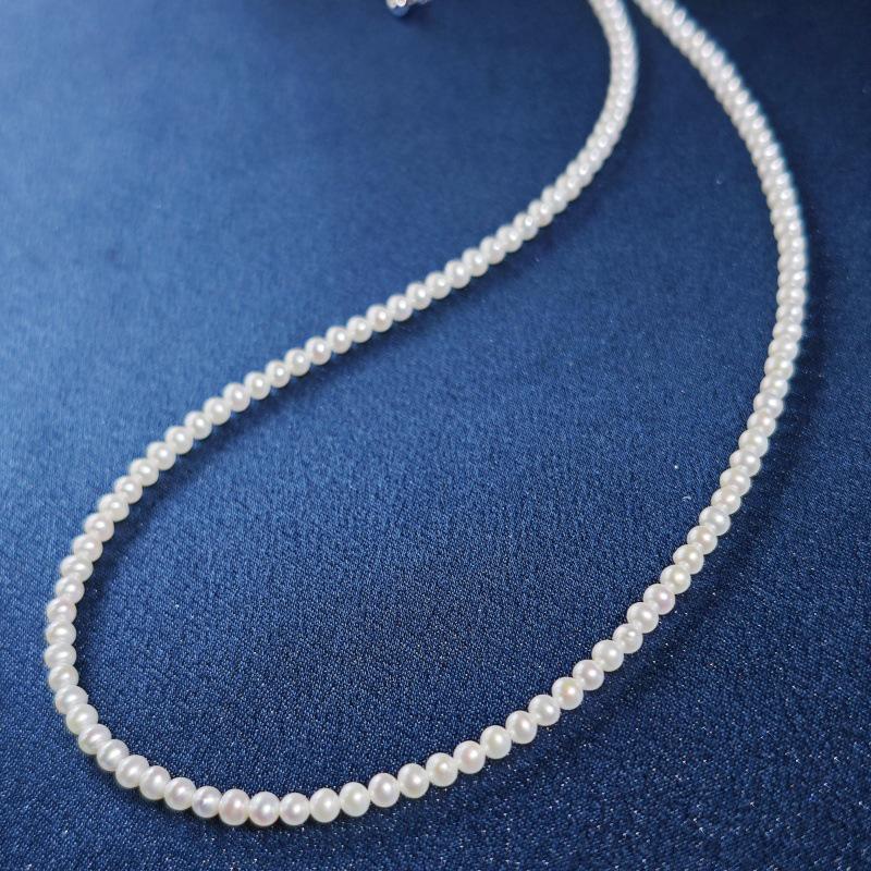 Zhuji Simple Freshwater Pearl and Millet Bead Necklace