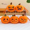 Creative Pumpkin Plushies Halloween Plush Keychain, Cute Spooky Stuffed Toy Pendant for Bag Charm Keys, Soft Mini Doll Hanging Ornament Festival