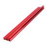 Miter Gauge Fence 75 Type Miter T-Track Aluminum Profile Fence Woodworking Miter Fence with Scale for Router Table (RED, 60cm)