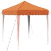 Pop Up Party Tent 195 X 195 X 245 Cm Orange Oxford Fabric