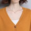 Hengyuanxiang Women's Pure Wool Thick V-Neck Cardigan