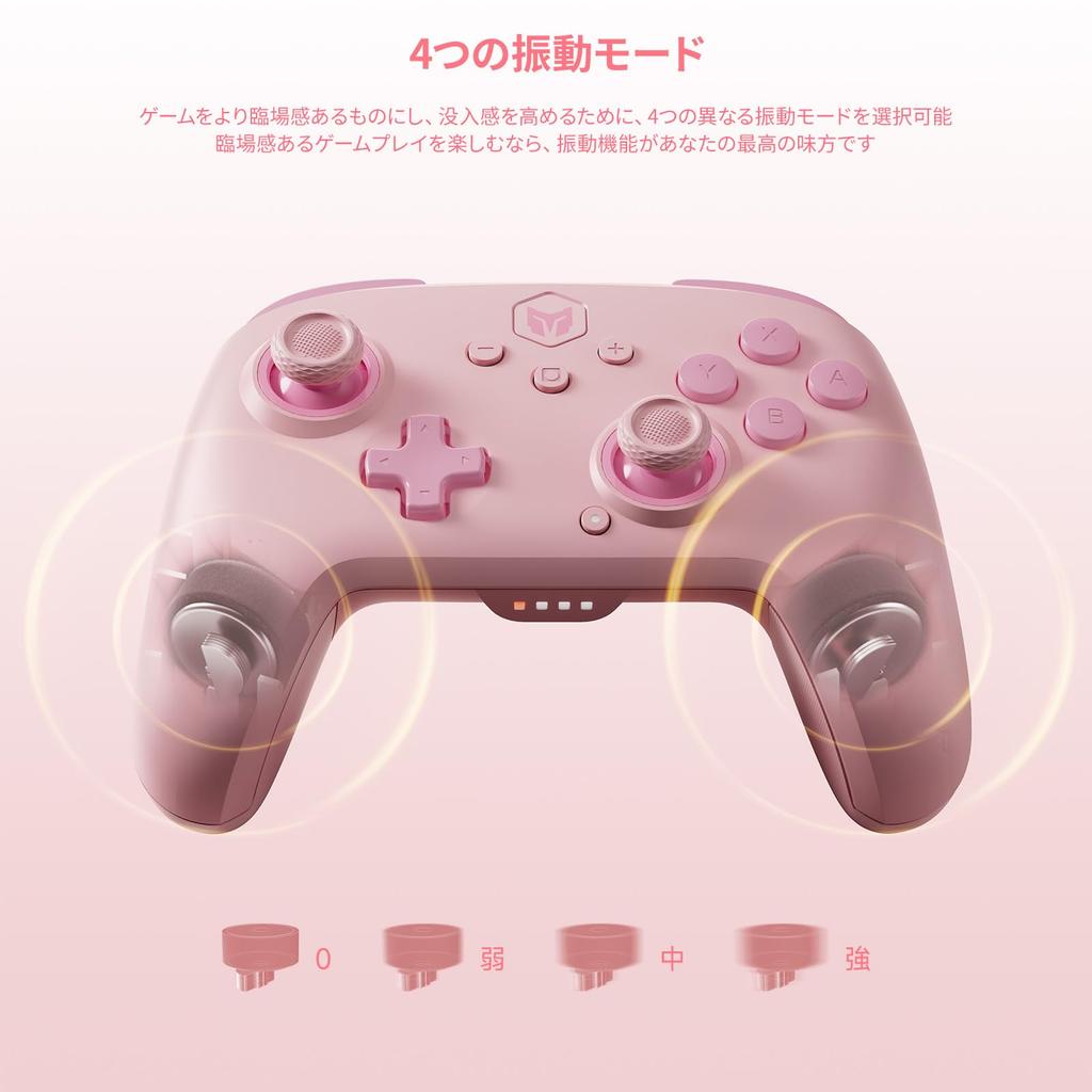 BIGBIG WON CHOCO Switch Bluetooth Rapid Fire HD NFC Back Programmable 1000mAh High Gyro Compatible with Switch and Includes Japanese Instruction