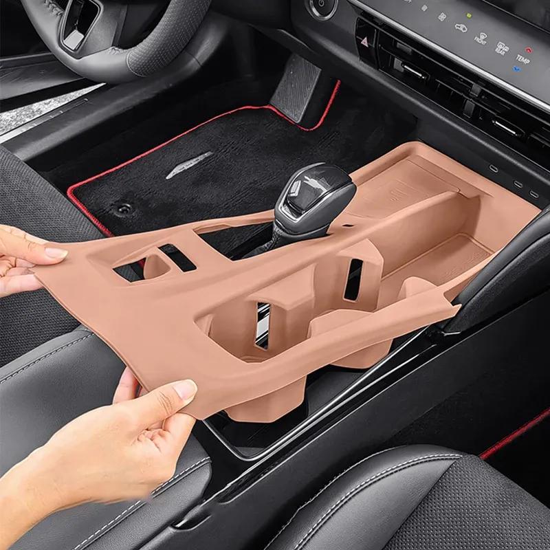 For Toyota Camry 9th XV80 2024 2025 Car Interior Accessories Silicone Pad Central Control Gear Shift Panel Water Cup  Holder