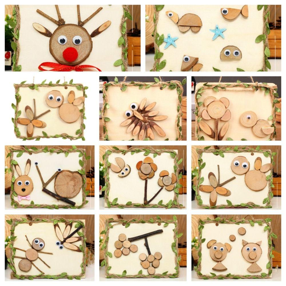 

Wood Diy Wooden Frame Diy Material Package Children Craft Toy Parent Child Toys F