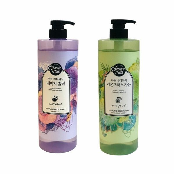 Shower Mate Perfume Body Cleanser Body Wash 1L (WCB8081) Scent: Lemongrass Garden