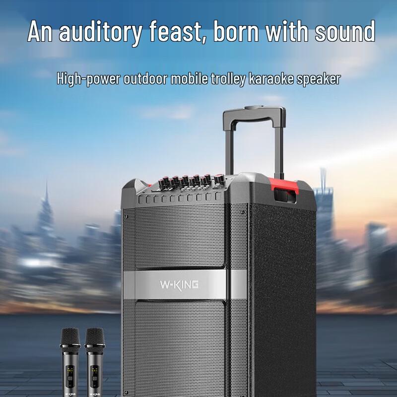 W-King K10 100W Outdoor Portable Bluetooth Speaker CN Plug (adapter Included)