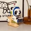 Puzzle z mikročástic vysoké obtížnosti pro děti s čínským domácím stavebním blokem kreslená panda držák na tužky