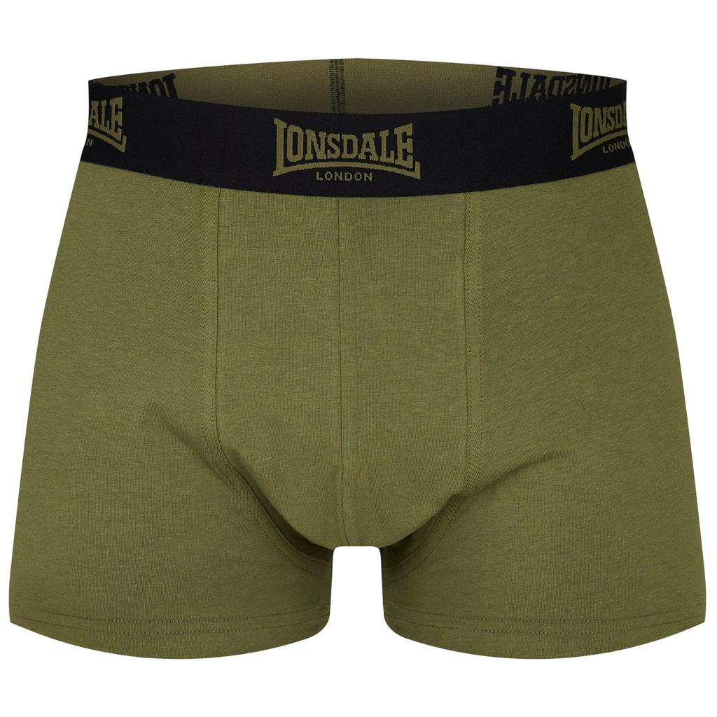 Lonsdale Mens Camo Boxer Briefs (Pack of 2)